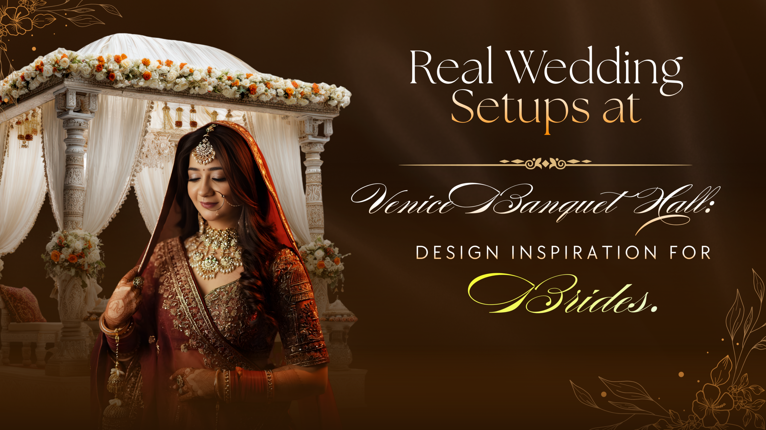 Real Wedding Setups at Venice Banquet Hall: Design Inspiration for Brides